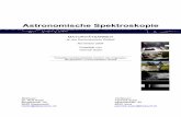 Astronomische Spektroskopiespektroskopie.vdsastro.de/files/pdfs/yannick-suter.pdf · Spektren irdischer Substanzen oder Berechnungen beschränkt, befasst sich die quantitative Analyse