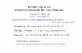 Einführung in die Experimentalphysik für Pharmazeuten · werden in der Bundesrepublik Deutschland von den Landeseichämtern und Staatlich Anerkannten Prüfstellen unter fachlicher