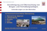 Genehmigung und Überwachung von Biogas- und ... · Endgültige Bestimmung der Schornsteinhöhe über Nomogramm bzw. Berücksichtigung der VDI 2280 / VDI 3781 Blatt 4 Benötigte Parameter