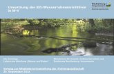 Umsetzung der EG-Wasserrahmenrichtlinie in M-V · Inhalte, Ziele und Zeitplan der WRRL Aufstellung der Bewirtschaftungspläne und Maßnahmenprogramme Ergebnisse der Bestandsaufnahme