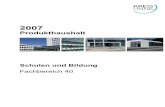 FB 40 Budget - kreis-unna.de · ein Vergleich der Planzahlen der Jahre 2007 bis 2010 mit den Planansätzen des Haus- ... NKFG NRW) beschlossen. ... 010 Ordentliche Erträge 23 Einzahlung.