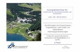 vom 08.- 09.02.2013 Sppporttherapie bei Erwachsenen ... · The 6-min walktest: a quick measure of functional status in elderly adults Enright PL, McBurnie MA, Bittner V, Tracy RP,