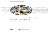 Synthese und Meta-Evaluierung Berufliche Bildung, 2011 · CDAD Chinesisch-Deutsches Ausbildungszentrum für Drucktechnik (China) CDG Carl-Duisberg-Gesellschaft (1949-2002) ... Der