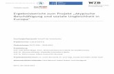 Ergebnisbericht zum Projekt „Atypische Beschäftigung … · Beschäftigung und soziale Ungleichheit in ... Bieten Berufe Schutzräume für Arbeitnehmerinnen und ... ebenso in Polen