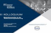 KOLLOQUIUM - tae.de · 9:50-10:30 Hygienekonzept nach W 300-8:Umsetzung und Übertragung in andere Bereiche der Wasserversorgung ... Westerland, Sylt – Ausführungen aus der Praxis