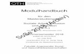 Modulhandbuch - oth-regensburg.de · Problematiken für Inklusion und Exklusion, aber auch von Integration und Partizipation zu bearbeiten und Problemlösungsmöglichkeiten für die