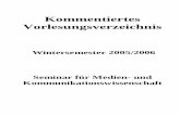Kommentiertes Vorlesungsverzeichnis - Universität …mkw.uni-mannheim.de/ba_medien_und_kommunikationswissenschaft/... · Teuscher: Das Mediensystem der BRD Teuscher: Einführung