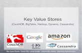 Key Value Stores - Abteilung Datenbanken Leipzig · CouchDB - Einführung „Apache CouchDB is a documentoriented database that can ... Apache Cassandra Designziele