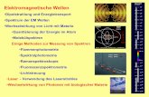 Elektromagnetische Wellen - Physik für Biologiebiologische-physik.univie.ac.at/lva/VO_folien/Phys_Bio_SS06... · Elektromagnetische Wellen •Dipolstrahlung und Energietransport