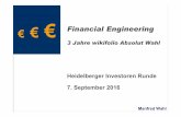 Heidelberger Investoren Rundeheidelberger-investoren-runde.org/mediapool/92/924680/data/2016/... · Wikifolio Zertifikategebühr0,95% p.a. täglich verrechnet Performancegebühr 5-30%