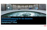ABB AG, Mannheim; XX.XX.2013 Automationslösung … · ABB Automation für die deutsche Wasserwirtschaft SymphonyTM Plus Automation entwickelt für die Wasserwirtschaft Charakteristika