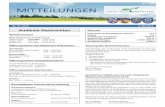 MITTEILUNGEN - achstetten.de KW19_2018.pdf · Landwirtschaftsamt informiert Stickstoffuntersuchung auf Maisflächen Für Landwirte, deren Flächen im Wasser - ... Biberach, Laupheim,