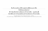 Modulhandbuch Master Elektrotechnik und … · Mathematische Grundlagen, systemtheoretische Grundlagen (günstig), Grundlagen der Statistik (günstig Lernergebnisse / Kompetenzen