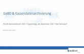 GoBD & Kassendatenarchivierung - pulsa.de · Verfahrensdokumentation Gültig für Wirtschaftsjahre, ... Revisionssichere Archivierung Optional: Steuerliche Analysen & betriebswirtschaftliche
