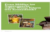 Frau Müller im Supermarkt – oder: Wozu feiern wir … · Supermarkt – oder: Wozu feiern wir Erntedank? Eine Predigt zu 2. Korinther 9,6-15 Von Sabine Von bargen-oStermann ...
