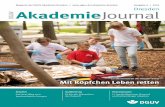 Magazin der DGUV Akademie Dresden • … · der Zukunft 6 VERANSTALTUNGEN ... sen am Arbeitsplatz, in der Freizeit oder ... IAG-Seminare 2017 Fit für die Prävention der Zukunft