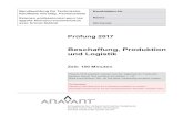 Beschaffung, Produktion und Logistik - Anavant€¦ · 2017 Beschaffung - Produktion - Logistik 1/27 Inhaltsverzeichnis . 1 Qualitätssicherung (3 Punkte) 2 2 Make-or-Buy (15 Punkte)
