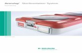 Aesculap Sterilcontainer System - omegagmbh.com · Mobile Datenerfassung in der Chargen-und Lagerverwaltung Schnittstellen zu Krankenhausinforma-tionssystemen Getrennte Versorgung