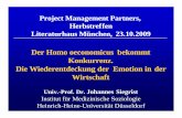 Der Homo oeconomicus bekommt Konkurrenz. Die … Prof... · 2009-10-27 · Univ.-Prof. Dr. Johannes Siegrist Institut für Medizinische Soziologie Heinrich-Heine-Universität Düsseldorf.