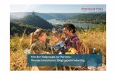 2016 05 18 Kurzfassung Zielgruppen Tourismusnetzwerk · Themenorientiertes Zielgruppenmarketing. Zielgruppen/ PersonasRheinland-Pfalz Stand: Mai 2016 Von der Zielgruppe zur Persona