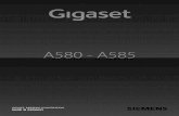 A580-A585 / BRD / A31008-M2006-B101-2-19 ... - gse.gigaset…gse.gigaset.com/fileadmin/legacy-assets/A31008-M2006-B101-2-19_30... · Geben Sie Ihr Gigaset nur mit der Bedienungsanleitung