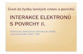 Rastrovací elektronová mikroskopie (SEM), …physics.ujep.cz/~mkormund/ufptv/10_Prednaska_UFPTV.pdf · Elektronová mikroskopie • Zobrazování velmi malých objekt • P ekonání