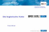 Die logistische Kette - POM Homepageprolog.univie.ac.at/teaching/LVAs/SAP-PR/WS0607/UNI-Folien 3.Teil... · Logistik mit SAP Lehrstuhl für Produktion & Logistik der Universität