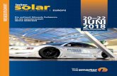 Die weltweit führende Fachmesse für die Solarwirtschaft ... · Treffen Sie die Pioniere einer neuen, dezentralen und digitalen Energiewirtschaft. Auf der Innovationsplattform für