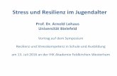 Prof. Dr. Arnold Lohaus Universität Bielefeld - bbw.de · Jugendbefragung aus 2014) % Stressempfinden & Stresssymptome Stressauslöser und Stressfolgen Modell der Stressentstehung