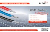 QUALITÄT / QUALITY Made in Germany - KBE … · Die KBE Elektrotechnik GmbH ist Hersteller von Kabeln und Leitungen für die Solar-, Automobil- und Hausgeräteindustrie. In unseren