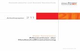 DieterTimmermann Alternativen der - boeckler.de · Die hiermit vorgelegte Expertise zu „Alternativen der Hochschulfinanzierung“ behan-delt in drei Abschnitten verschiedene Aspekte