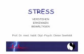 STRESS - prof-seefeldt.de Stress.pdf · STRESS VERSTEHEN ERKENNEN BEWÄLTIGEN Prof. Dr. med. habil. Dipl.-Psych. Dieter Seefeldt. Prof. Dr. SeefeldtProf. Dr. Seefeldt STRESS-VERSTEHEN.
