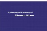 Alfresco Share · Redigera dokument Tips: Tänk på att när du arbetar i ett dokument är det ”låst” för redigering. Se därför till att arbeta i ett dokument under