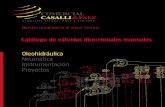 Catálogo de válvulas direccionales manuales - … · Comercial Casalli, Páez & Cía.Ltda. Oleohidráulica Neumática Instrumentación Proyectos ... VALVULAS DIRECCIONALES, MANUALES