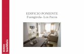 EDIFICIO PONIENTE Fuengirola- Los Pacos · Cerramientos exteriores tipo capuchina, enfoscado de mortero de cemento, cámara de aire con aislamiento térmico, y hoja interior de ladrillo