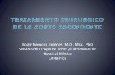 Edgar Méndez Jiménez, M.D., MSc., PhD Servicio de ...medicina-ucr.com/quinto/wp-content/uploads/2015/08/8.-Cirugia... · ·Disección Tipo A · Hematoma intramural ... -Re operación