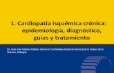 1. Cardiopatía isquémica crónica: epidemiología ... · Carga de enfermedad en España en el año 2000 Mortalidad AVAD 1. Cardiopatía isquémica 10,6% Demencia 6,6% 2. ... EPOC: