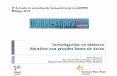 Investigación en diabetes Estudios con grandes bases de datos Jornadas redGDPS-Malaga... · Proceso de solicitud Manejo de datos según objetivos del estudio Base de datos final