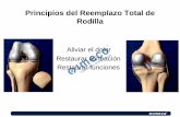 Principios del Reemplazo Total de Rodilla - imeco.com.ar · Evitar cortar tibia en varo: No medializar alineador tibial proximal. Mantener alineador tibial distal en línea con el
