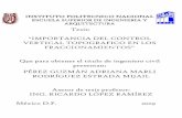 MPORTANCIA DEL CONTROL VERTICAL TOPOGRAFICO …tesis.ipn.mx/jspui/bitstream/123456789/8895/1/191.pdf · INSTITUTO POLITECNICO NACIONAL ESCUELA SUPERIOR DE INGENIERIA Y ARQUITECTURA
