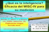 ¿Qué es la inteligencia? Eficacia del WISC-IV para su … · la inteligencia forma parte del diagnostico y del pronóstico tanto en el DSM-IV-TR como en el CIE-10. Los tests de