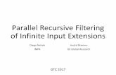 Parallel Recursive Filtering of Infinite Input Extensionson-demand.gputechconf.com/gtc/2017/presentation/s7270-diego-neha… · Parallel Recursive Filtering of Infinite Input Extensions
