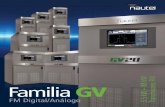 Familia GV Transmisores FM 3.5 kW – 88 kW · Mediciones MER en tiempo real facilita diagnostico de interferencia con portadoras MP3 cerca de la señal análoga por sobre modulación