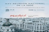 madrid - ISDE201725rnisde.com/images/site/ProgramaISDE2017_baja.pdf · Celebraremos en Madrid la Reunión de Cirugía Esófago-Gástrica de la Asociación Española de Cirujanos.