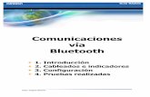 Guía Rápida Comunicaciones vía Bluetooth · defecto es Ninguna) y los bits de stop (por defecto es 1). Nota: ... aparecen todos los datos que actualmente tiene configurados el