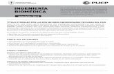 PDF INGENIERÍA BIOMÉDICAfiles.pucp.edu.pe/homepucp/uploads/sites/2/2018/03/...Profesora e investigadora de la Pontificia Universidad Católica del Perú. Experta en células madre