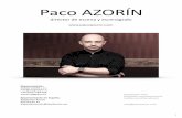 Paco AZORÍNpacoazorin.com/wp-content/uploads/2016/08/CV-Paco-AzorIn... · 2016-08-11 · muleplicidad de formatos que PACO AZORIN ha sabido adaptar a las producciones y ... Coproducción