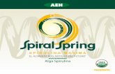 AEH ESPIRULINA/3.pdf · •La Spirulina SpiralSpring en polvo también puede ser mezclada con pulpa de frutas, con yogurt, kéfir o en licuados de frutas, verduras y cereales integrales.