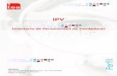 IPV. Inventario de Personalidad de Vendedores · IPV Inventario de Personalidad de Vendedores Autores: Perfil IPV: ECPA (Adaptación española: Dpto. I+D+i TEA Ediciones) Solución