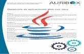 Desarrollo de aplicaciones Web con Java - …auriboxtraining.com/.../curso-desarrollo-aplicaciones-web-java.pdf · del desarrollo de aplicaciones empresariales en plataforma Web.